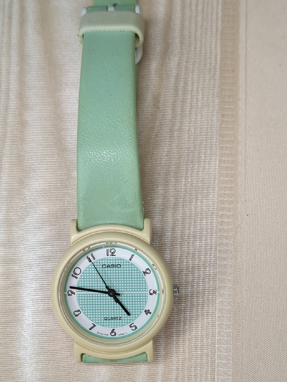 Vintage 80s Women's Casio Watch Retro Mint Green